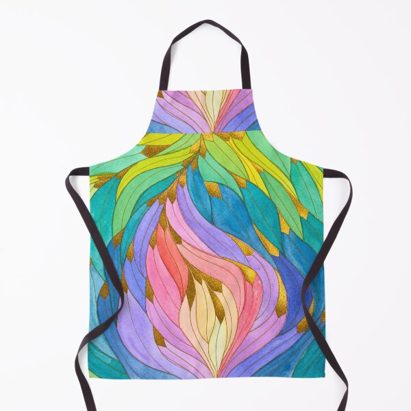 Item preview, Chromatic Bloom, Colourful Leaf Mandala designed and sold by ArithraStudio.