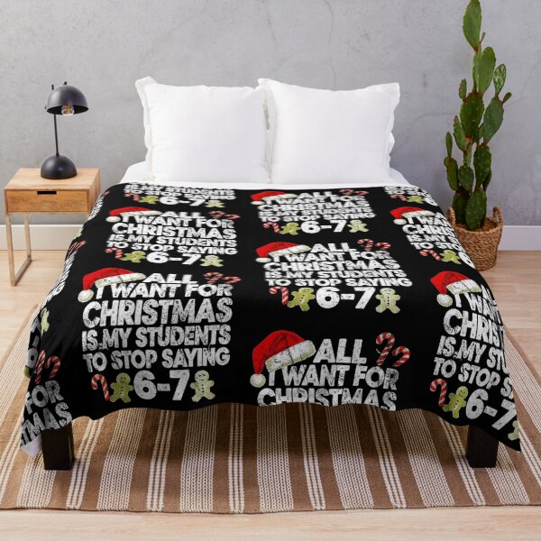 Item preview, All I Want For Christmas Teacher Funny School Meme Design designed and sold by Machomanshop.