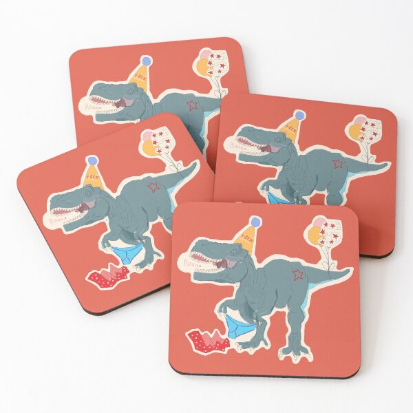Item preview, Tyrannosaurus Rex birthday dinosaur  designed and sold by Hephzibahlove.