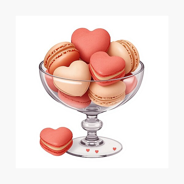 Item preview, Sweetheart Macarons designed and sold by Stylestickers55.