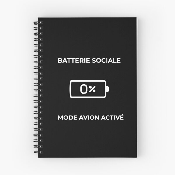 Item preview, Social Battery 0% - Airplane Mode Enabled - Humor designed and sold by LaFabriqueVibes.