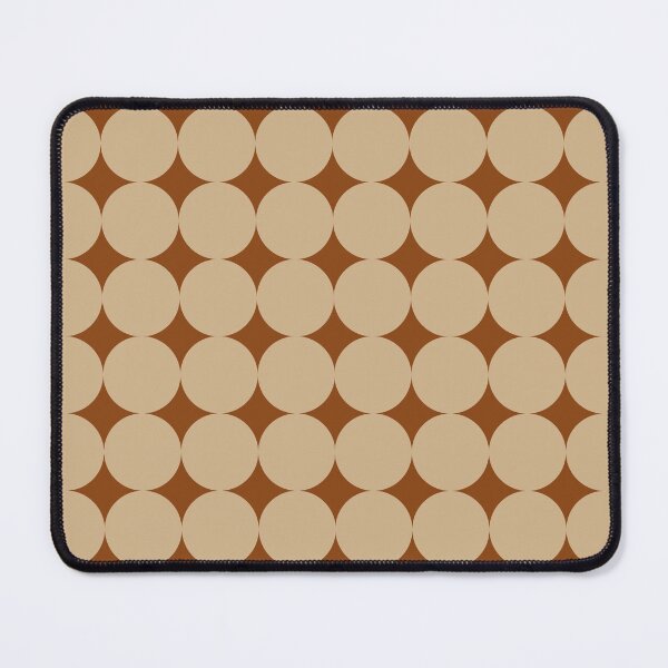 Item preview, Vintage Atomic Circles – Minimalist 60s Geometric Circle Pattern | Brown designed and sold by Frohyou.