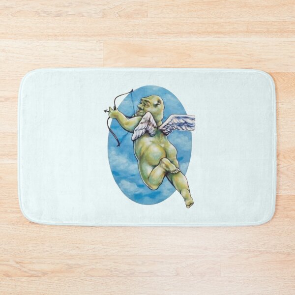 Item preview, shrek renaiisance cupid love angel sticker designed and sold by listaren.