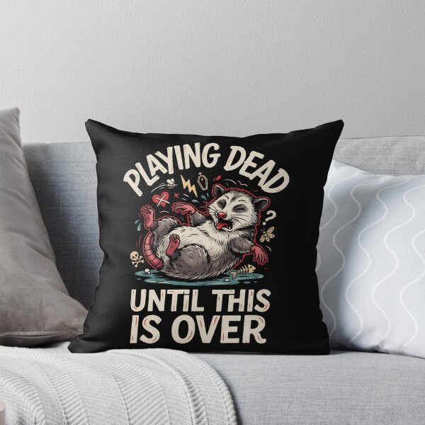 Item preview, Playing Dead Until This Is Over Chaotic Opossum designed and sold by Redgiant87x.