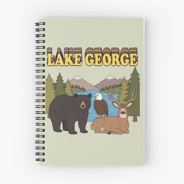Item preview, Retro Lake George New York Wildlife Adirondacks  designed and sold by Milasneeze.