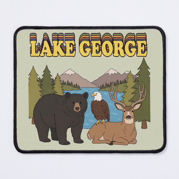 Item preview, Retro Lake George New York Wildlife Adirondacks  designed and sold by Milasneeze.