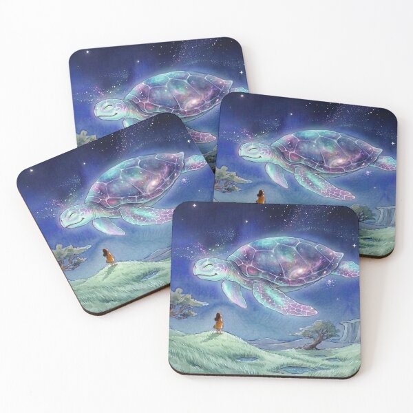 Item preview, Cosmic Sea Turtle Starlit Night designed and sold by Dreamic.Art.