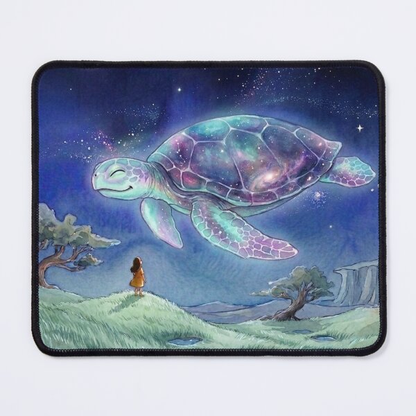 Item preview, Cosmic Sea Turtle Starlit Night designed and sold by Dreamic.Art.