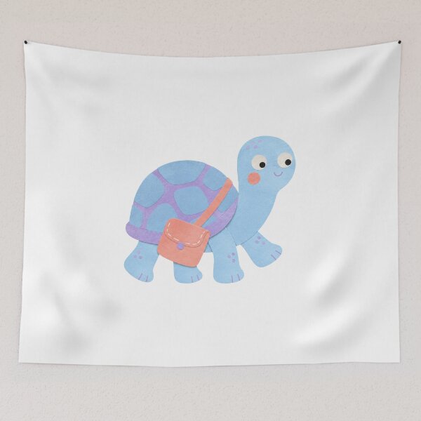 Item preview, Turtle with a Postcard Bag designed and sold by The-Art-of-D.