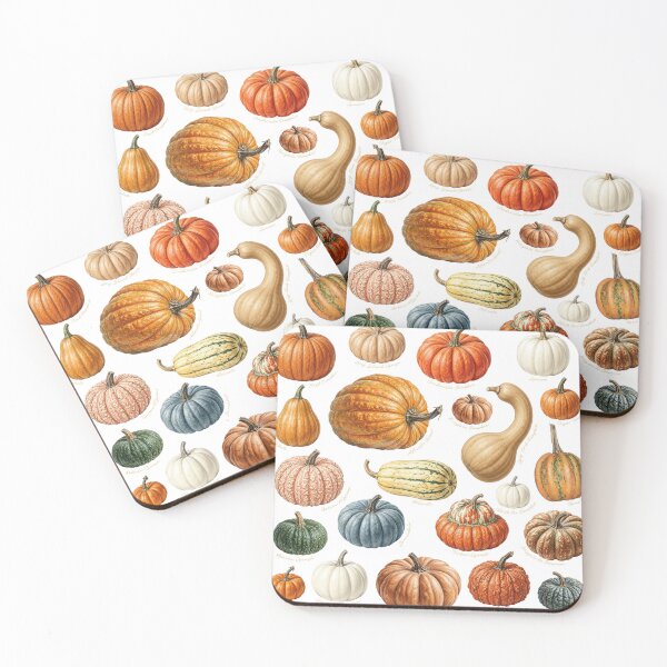 Item preview, Pumpkin Types Botanical Illustration Chart designed and sold by iclipart.