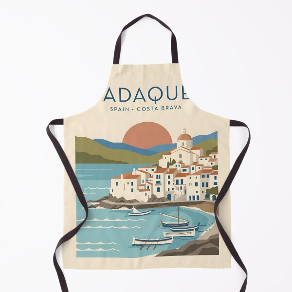 Item preview, Cadaques Spain Vintage Travel Poster - Minimalist Costa Brava Art Print designed and sold by DuckOddity.