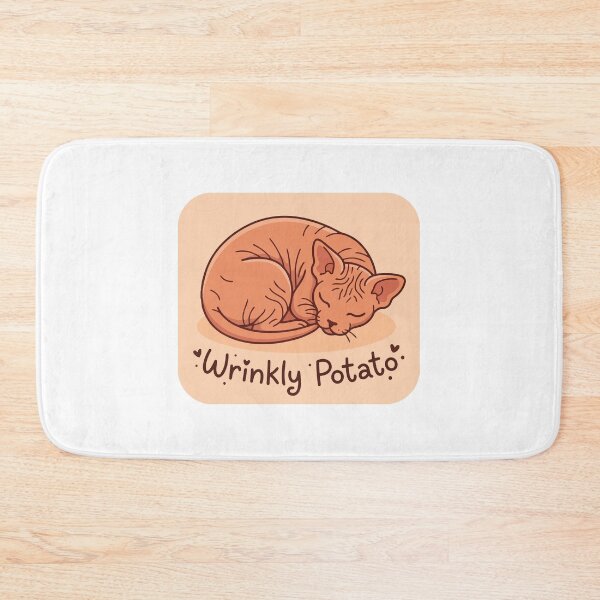 Item preview, Sphynx Cat Wrinkly Potato Funny Hairless Cat Quote designed and sold by Arc2020.