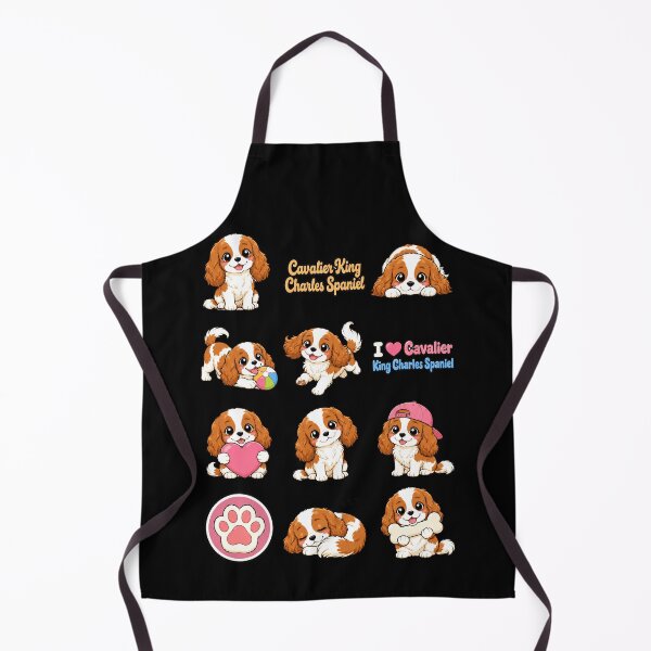 Item preview, Cute Cavalier King Charles Spaniel stickers and apparel design designed and sold by rafaeltto.