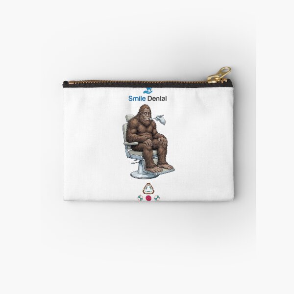 Item preview, Nervous Bigfoot at the Dentist - Funny Sasquatch Cryptid Cartoon designed and sold by Whimsy Trail Co.