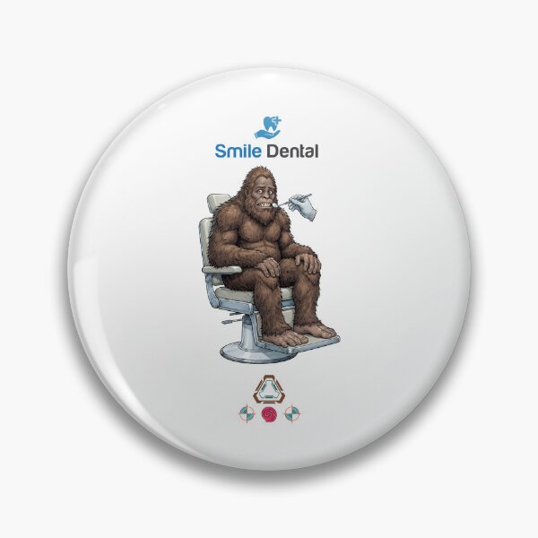 Item preview, Nervous Bigfoot at the Dentist - Funny Sasquatch Cryptid Cartoon designed and sold by Whimsy Trail Co.