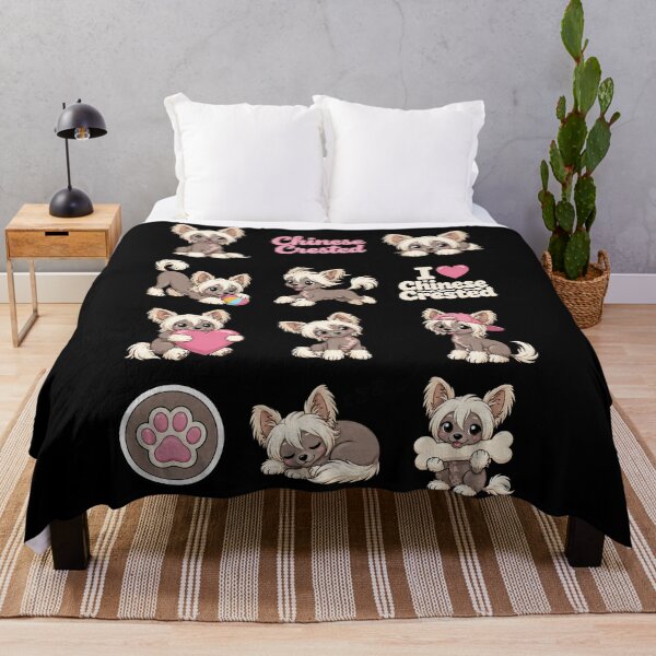 Item preview, Cute Chinese Crested Dog stickers and apparel design designed and sold by rafaeltto.