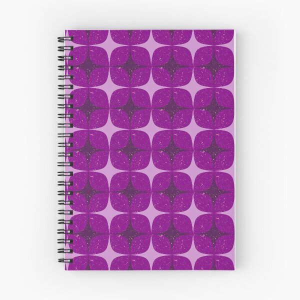 Item preview, Retro Atomic Petal Grid – Distressed Mod Geometric Pattern | Purple designed and sold by Frohyou.