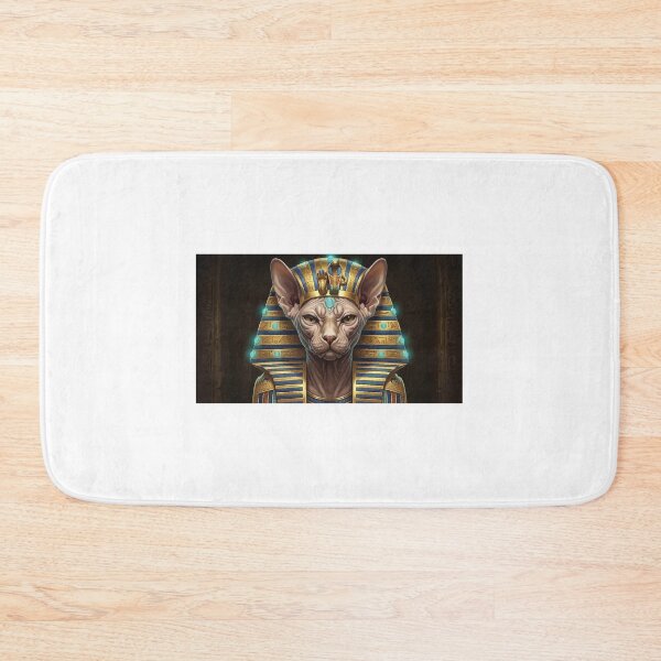 Item preview, Regal Ancient Egyptian Sphynx Cat Pharaoh Art designed and sold by Arc2020.