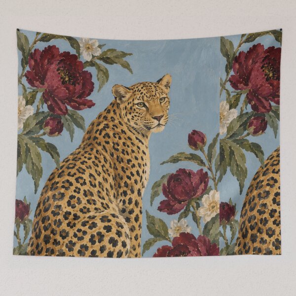 Item preview, Leopard in Bloom designed and sold by Quiet Sun.