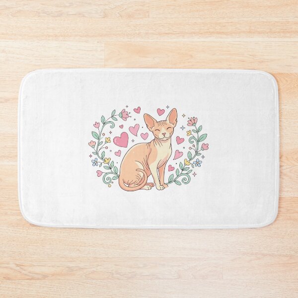 Item preview, Just A Girl Who Loves Sphynx Cats Cute Hairless Gift designed and sold by Arc2020.