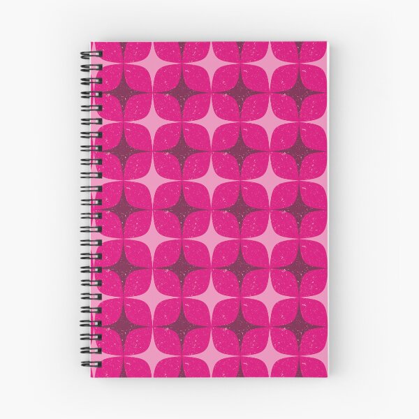 Item preview, Retro Atomic Petal Grid – Distressed Mod Geometric Pattern | Pink designed and sold by Frohyou.