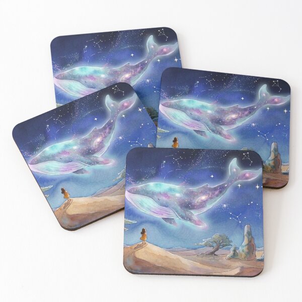 Item preview, Cosmic Whale Starry Night Sky designed and sold by Dreamic.Art.