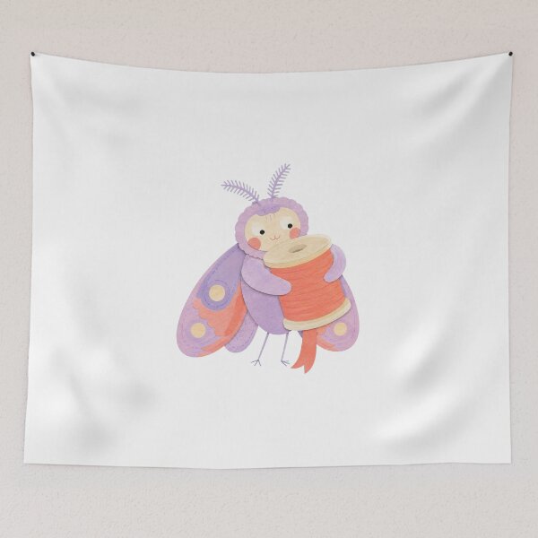 Item preview, Moth with the Ribbon Spool designed and sold by The-Art-of-D.