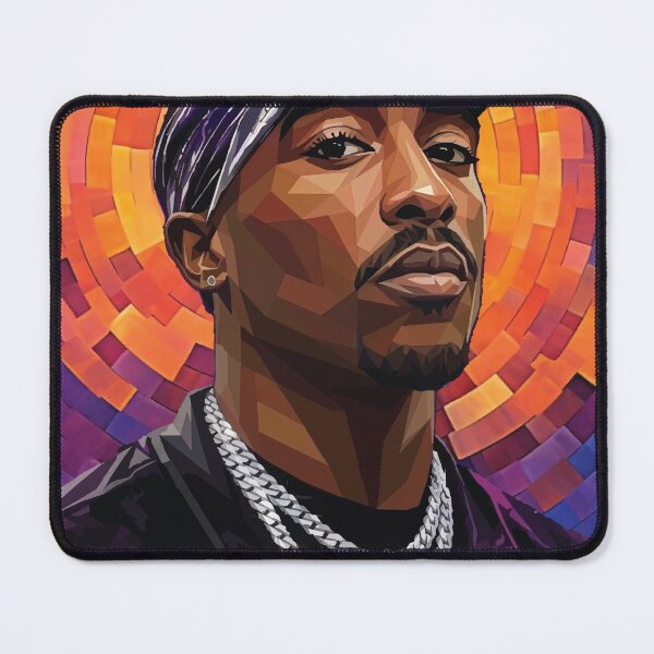 Item preview, Tupac Shakur 2Pac Hip Hop Rapper Music Art designed and sold by LEGENDS ICONART GALLERY.