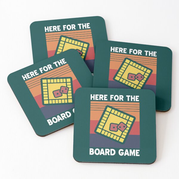 Item preview, Here For The Boardgames Board Games designed and sold by RowenaGagnonz.