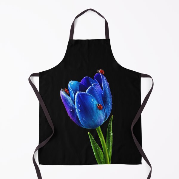 Item preview, Ladybugs on an Electric Blue Tulip designed and sold by Kimberly Palmer.