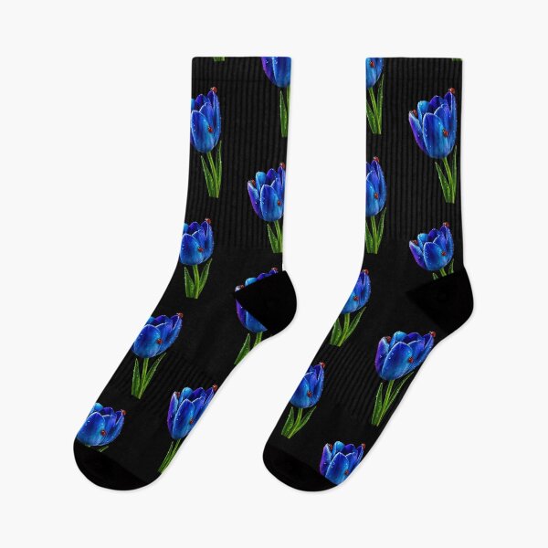 Item preview, Ladybugs on an Electric Blue Tulip designed and sold by Kimberly Palmer.