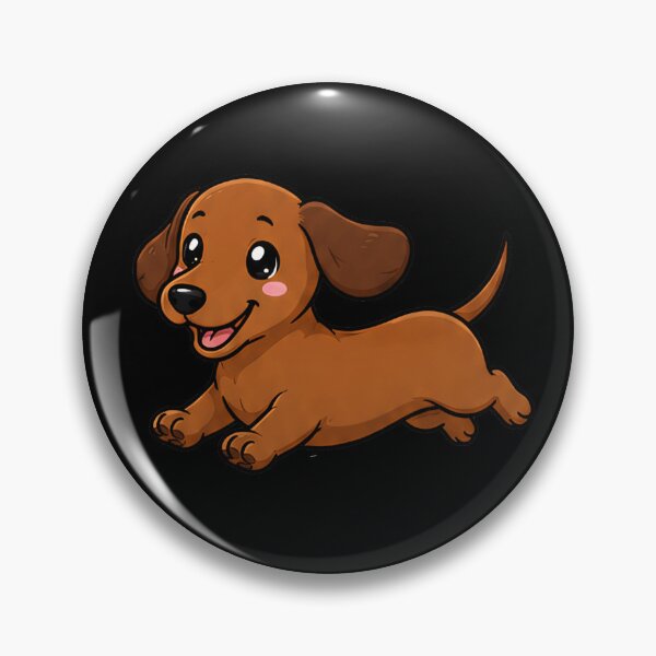 Item preview, Cute Dachshund Doxie stickers and apparel design designed and sold by rafaeltto.