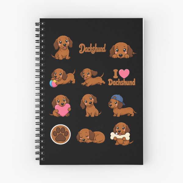 Item preview, Cute Dachshund Doxie stickers and apparel design designed and sold by rafaeltto.