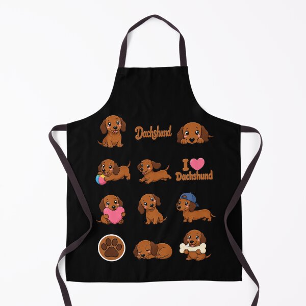 Item preview, Cute Dachshund Doxie stickers and apparel design designed and sold by rafaeltto.