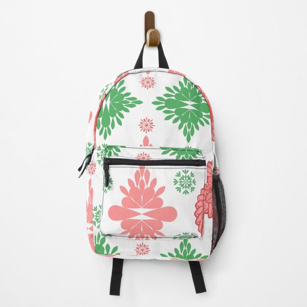 Item preview, Pink and Green Floral Mandala Pattern with Decorative Botanical Motifs on White Background designed and sold by Ei-Ei.