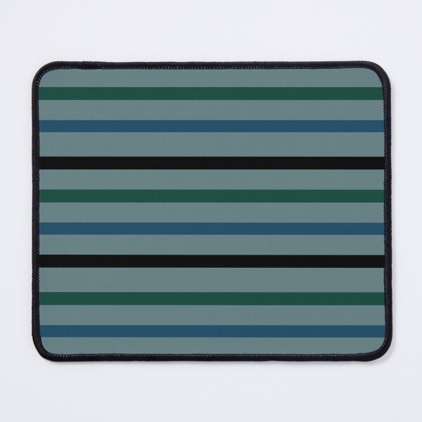 Item preview, Classic Blue Green Striped Pattern designed and sold by Jyoti Digital Artist.