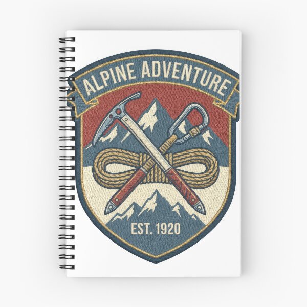 Item preview, Vintage Alpine Adventure Retro Mountaineering Climbing Badge designed and sold by Rahat3344.
