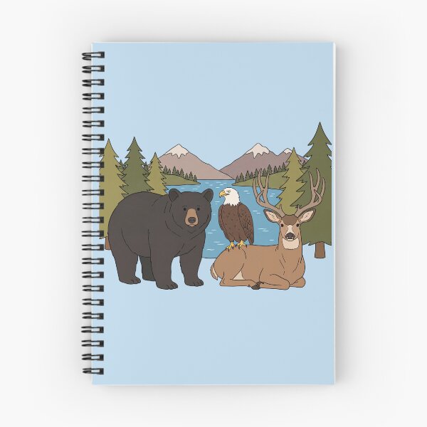 Item preview, Retro Cartoon North American Wildlife designed and sold by Milasneeze.
