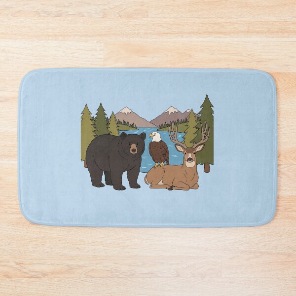 Item preview, Retro Cartoon North American Wildlife designed and sold by Milasneeze.