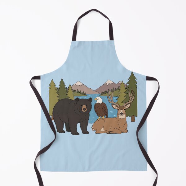 Item preview, Retro Cartoon North American Wildlife designed and sold by Milasneeze.