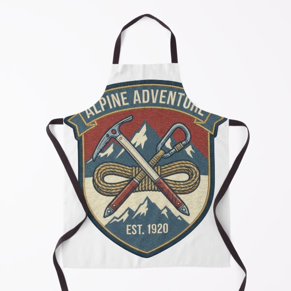 Item preview, Vintage Alpine Adventure Retro Mountaineering Climbing Badge designed and sold by Rahat3344.