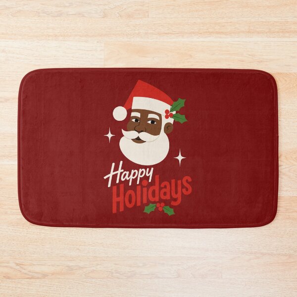 Item preview, Black Christmas Happy Holidays From Afrcian American Santa designed and sold by alenaz.