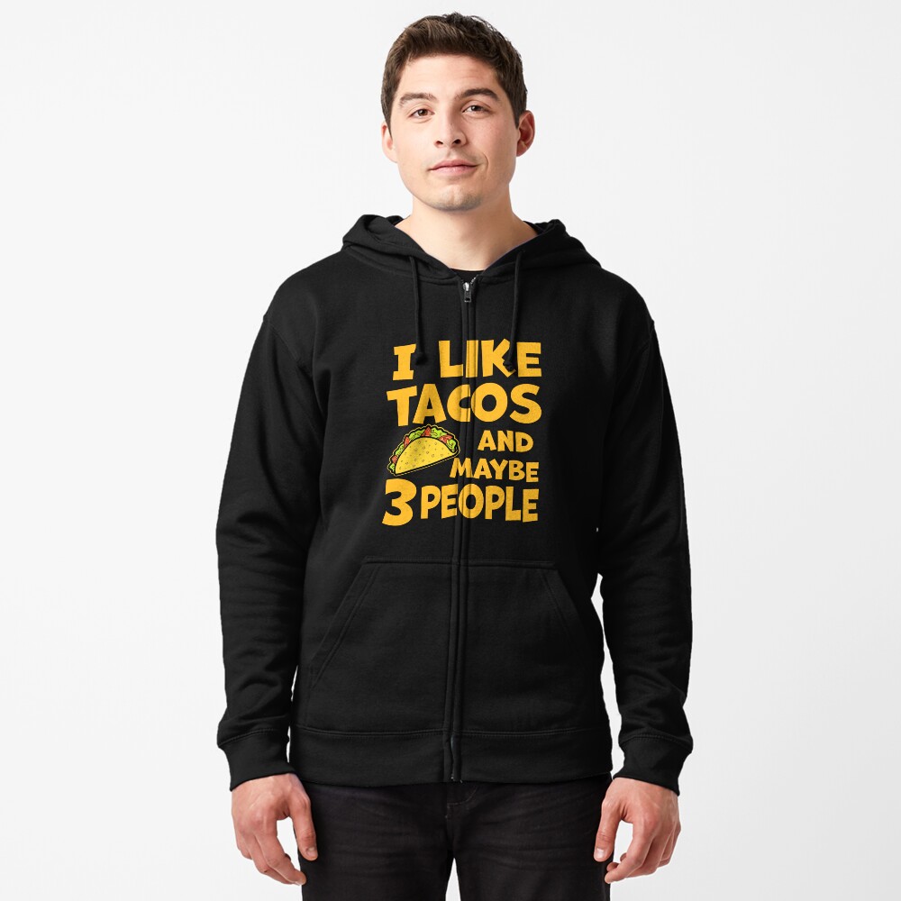 I Like Tacos and Maybe 3 People Art Board Print for Sale by