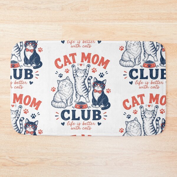 Item preview, Cat mom club designed and sold by Tiny-Love ⭐⭐⭐⭐⭐.