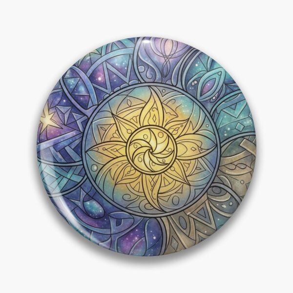 Item preview, Galaxy Nautilus Mandala Cosmic Spiral designed and sold by Dreamic.Art.