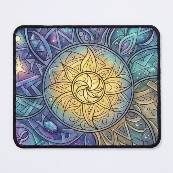 Item preview, Galaxy Nautilus Mandala Cosmic Spiral designed and sold by Dreamic.Art.