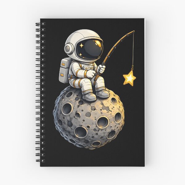 Item preview, Astronaut Fishing Star Space Graphic T-Shirt designed and sold by Phirivey.