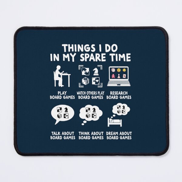 Item preview, Things I Do In My Spare Time Board Game designed and sold by RowenaGagnonz.
