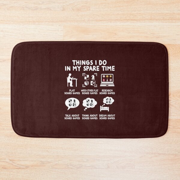 Item preview, Things I Do In My Spare Time Board Game designed and sold by RowenaGagnonz.