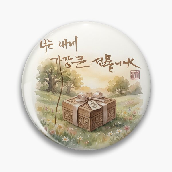 Item preview, You Are My Greatest Gift - Korean Calligraphy Illustration designed and sold by K-Brush.